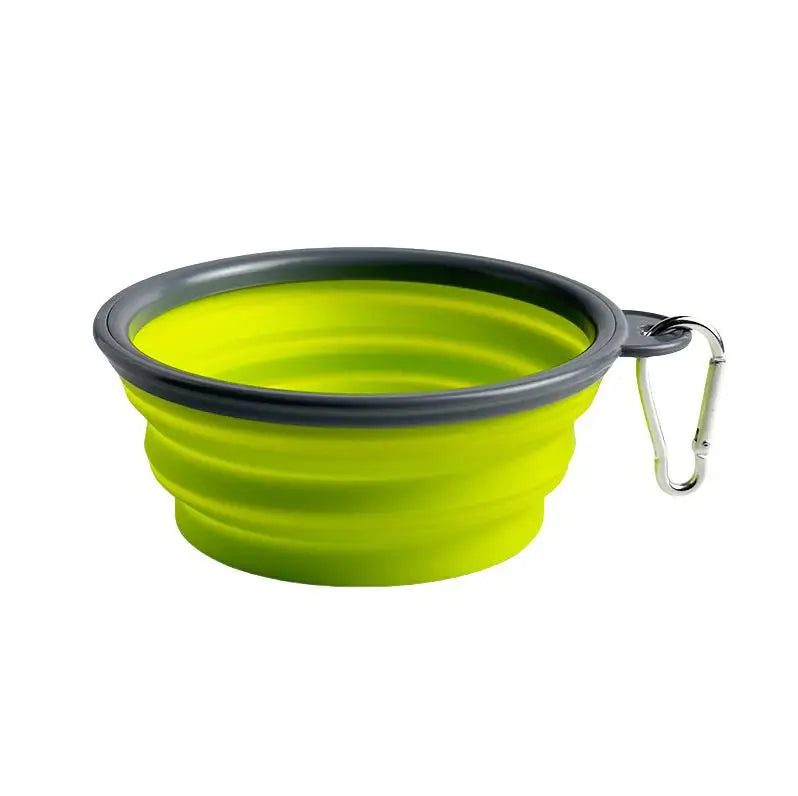 Pet Folding Silicone Bowl Large Outdoor Pet Travel