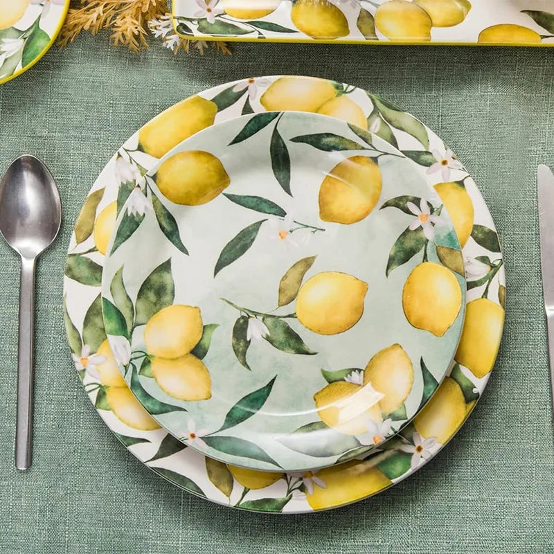 Creative Lemon Plate Ceramic Fruit Dish Ins Style