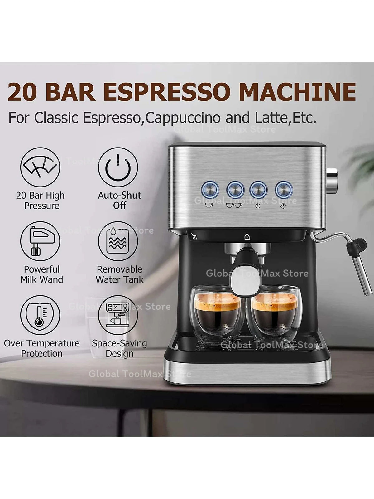 Detachable Fully Automatic Coffee Machine Grinder Machine