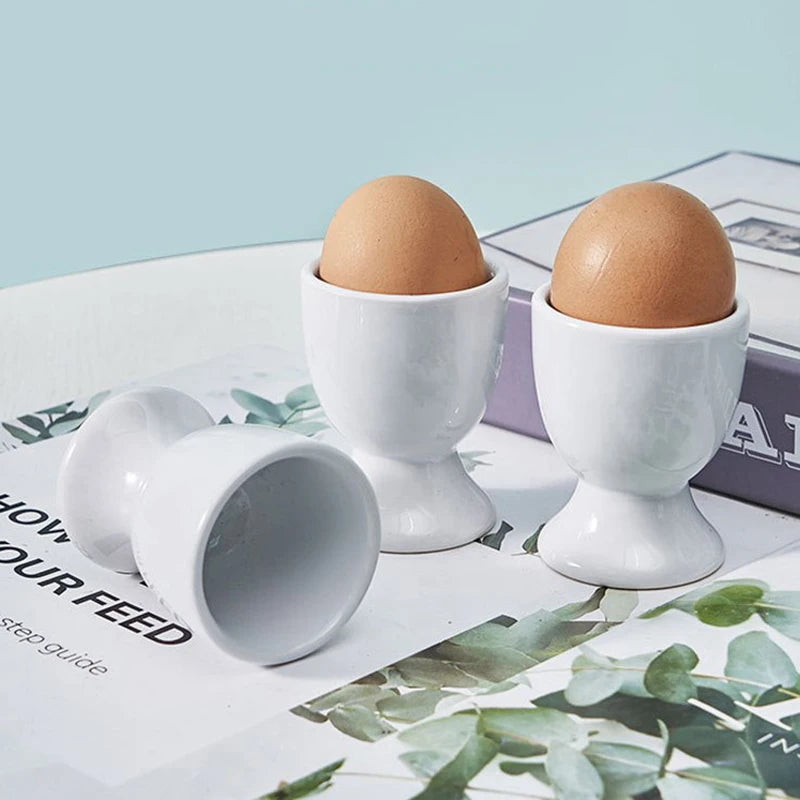 Egg Holder White Egg Cup Holder Hard Soft