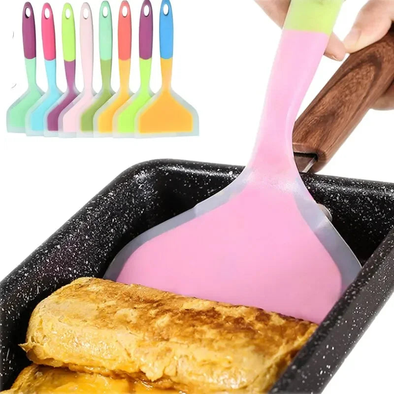 1pcs Random Color Silicone Ware Cooking Utensils Spatula