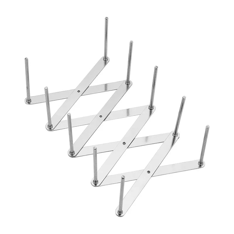 Stainless Steel Dish Rack - Adjustable Drainer Foldable