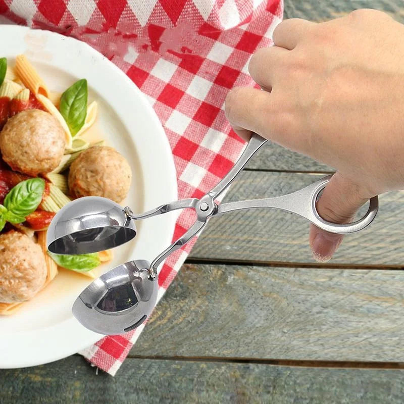 Meat Ball Maker Stainless Steel Clip Round Rice