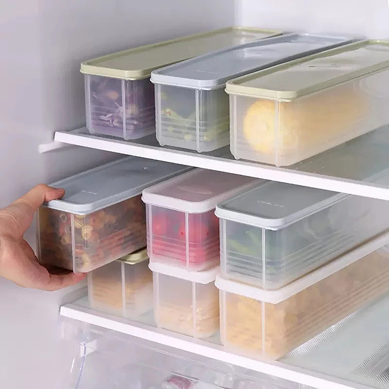 Airtight Plastic Food Storage Containers Lids Pantry Organizer