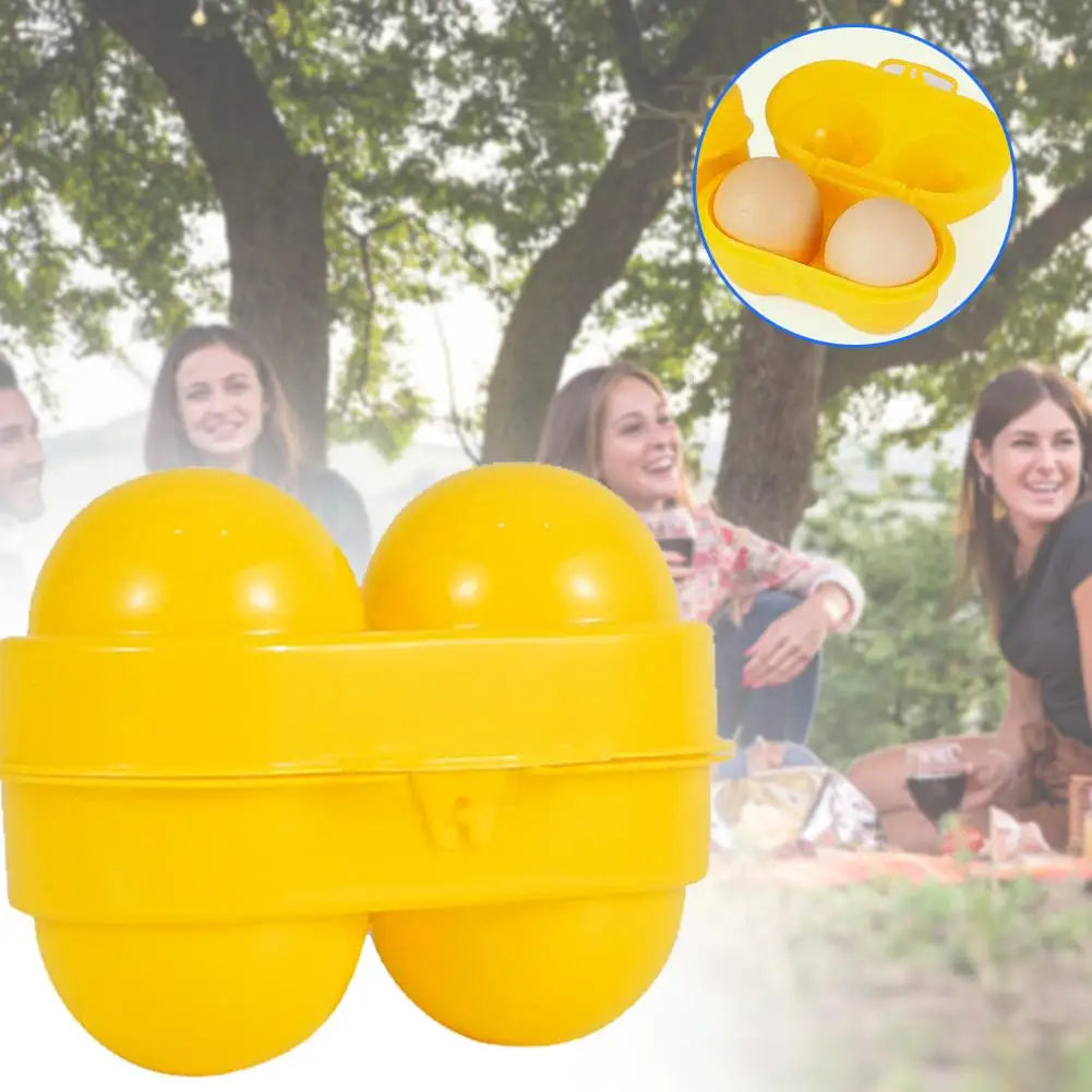 Grid Egg Storage Box Container Plastic Egg Holder