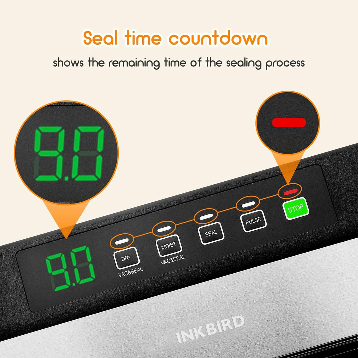 Inkbird 3rd Vacuum Sealer Starter Kit -80kpa Strong