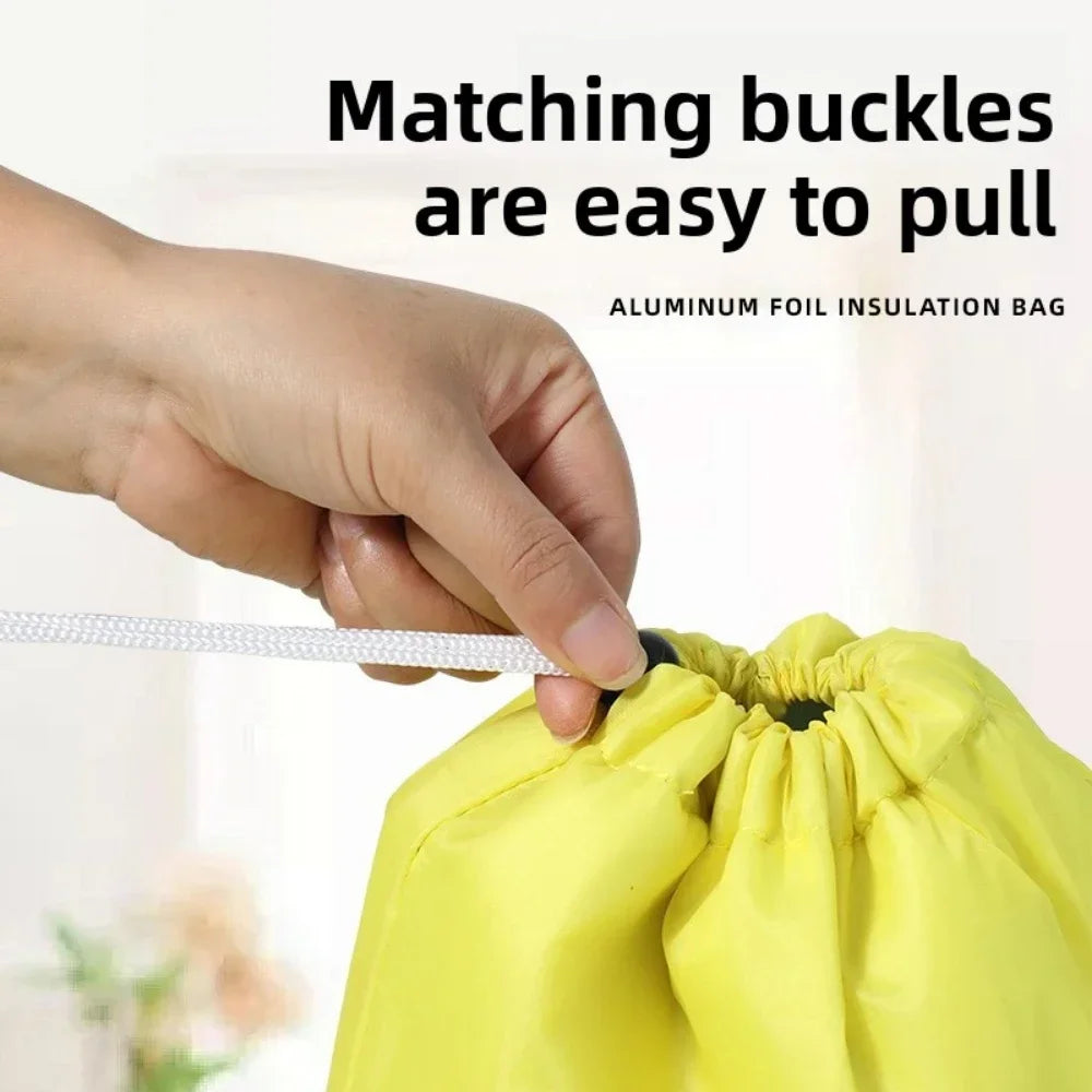 Reusable Banana Freshness Storage Bag Aluminum Foil Drawstring