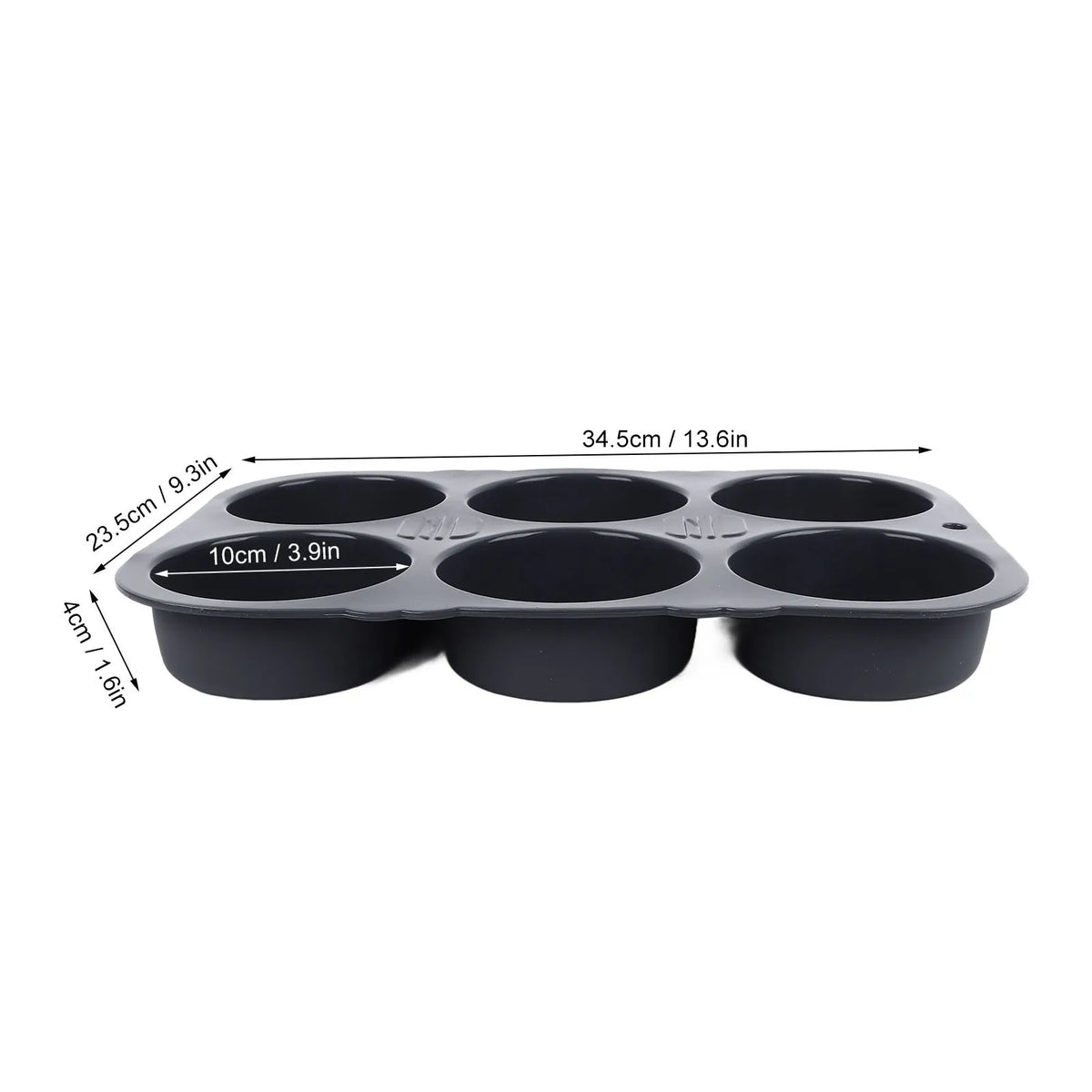 Cavity Hamburger Bun Mold Pan Foldable Reusable Bread
