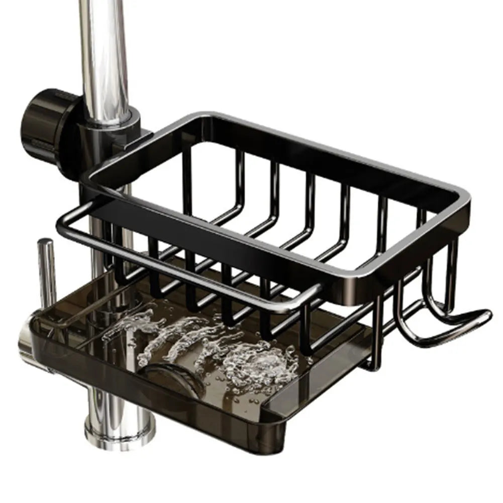 Sink Faucet Organizer Detachable Over Faucet Sink Caddy