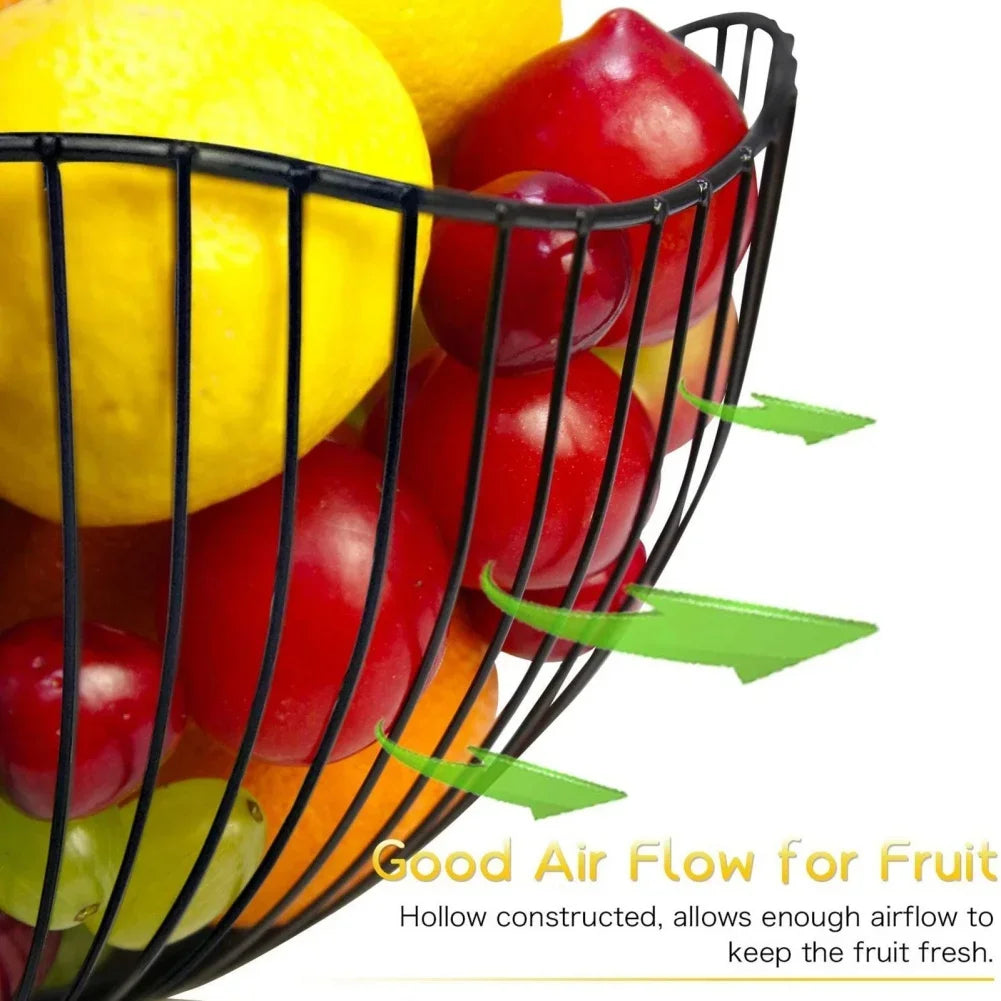 Multi Size Metal Fruit Basket Iron Snack Bread
