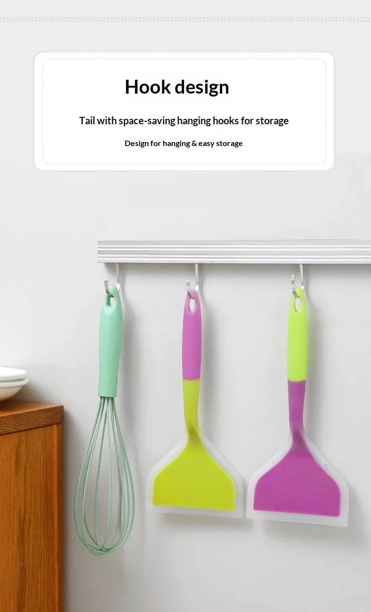 Silicone Spatula Wide Cooking Shovel Non-Stick Scraper Turner