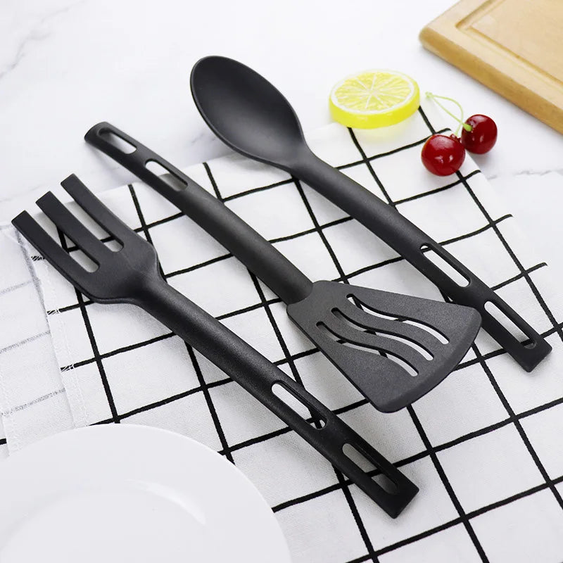 Cooking 3pcs Mini Nylon Utensils Spoon Fork Cooking