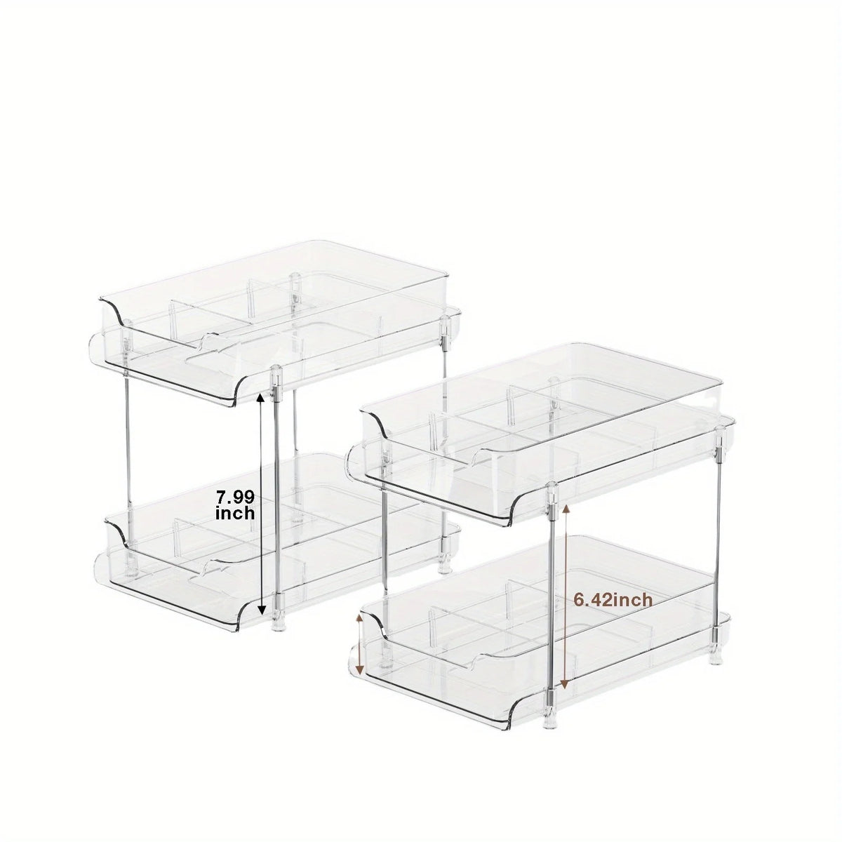 Tier Under Sink Organizer Sliding Cabinet Basket Organizer