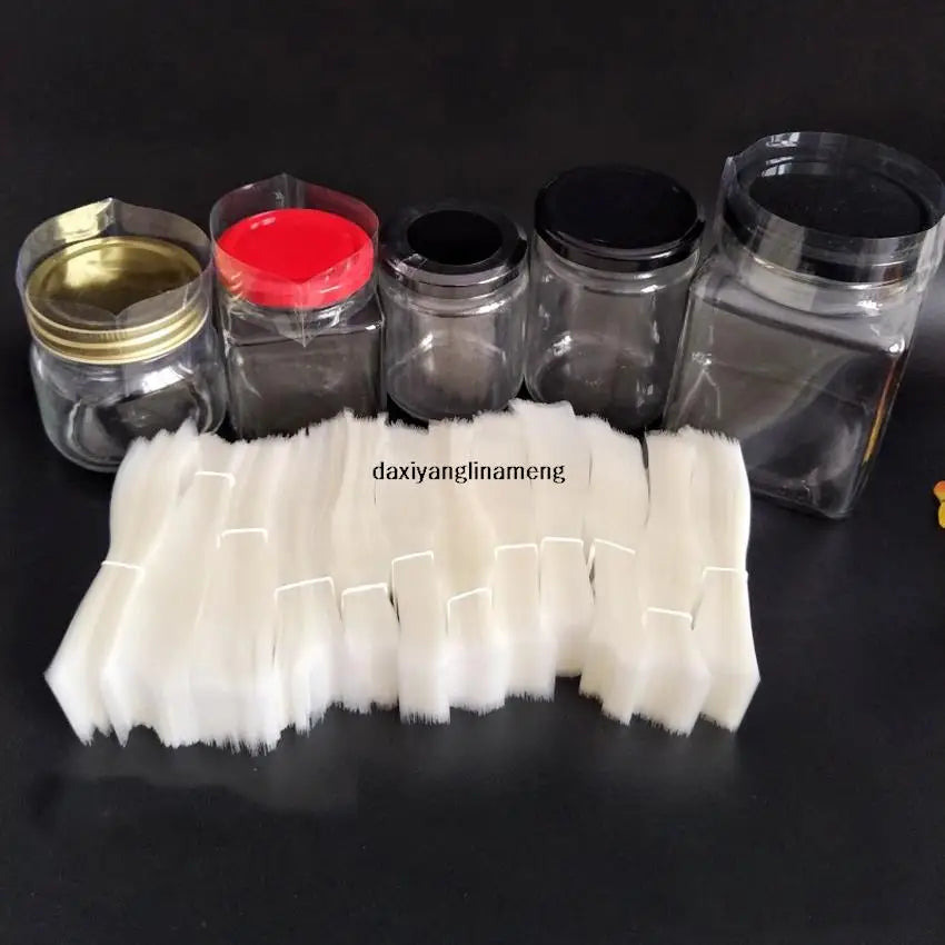 400pcs Bottle Mouth Heat Shrinkable Film Bottle Cap