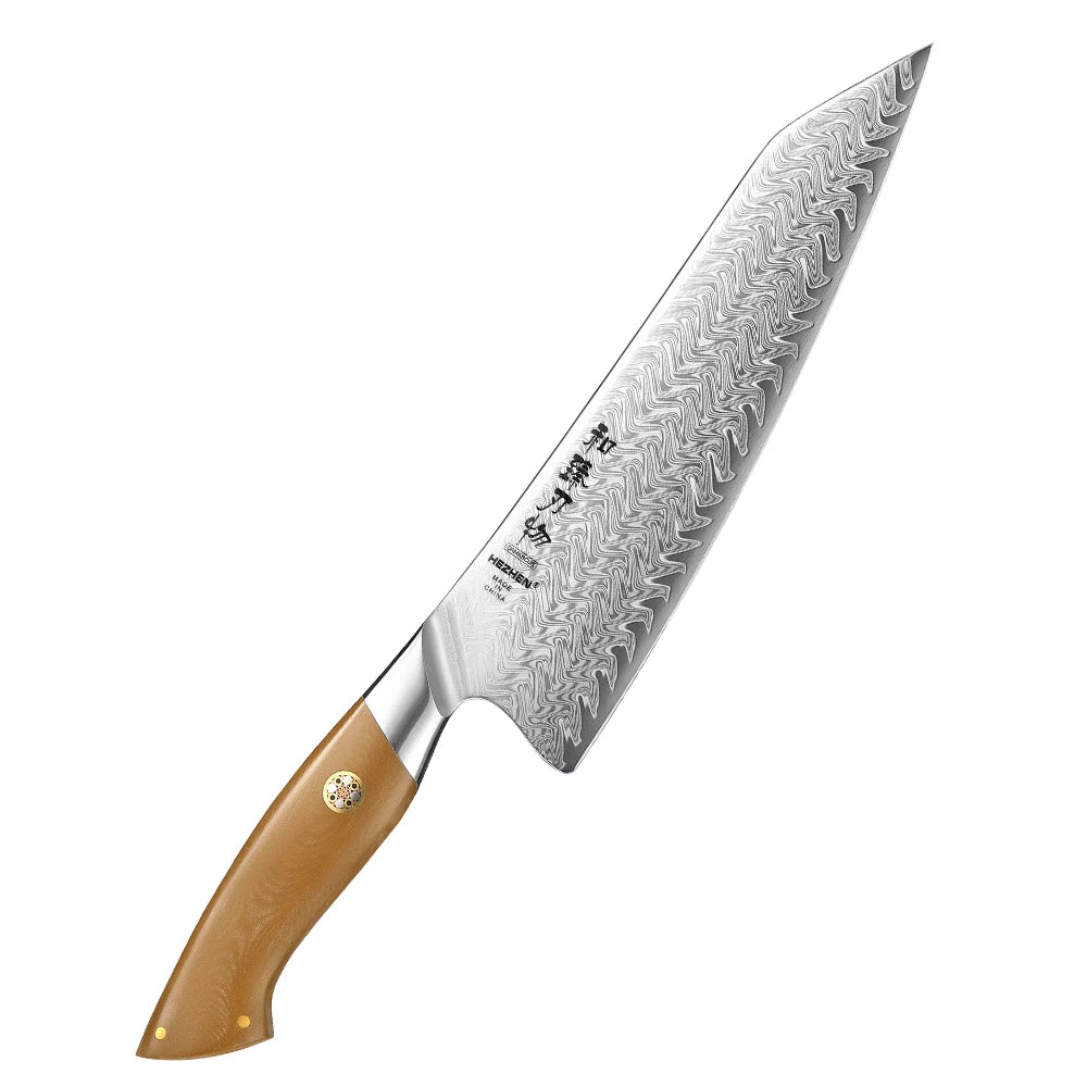 Hezhen Inch Chef Knife 67 Layers Damascus Steel