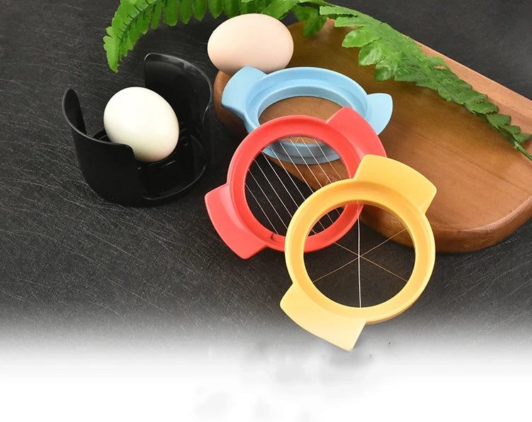 Stainless Steel Three In One Egg Slicer 3-In-1