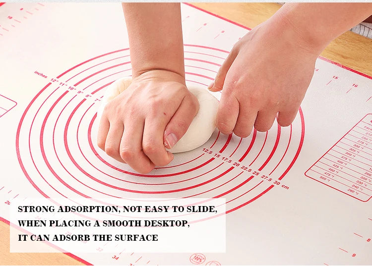 Untior 1pcs Silicone Baking Mat Kneading Pad Dough