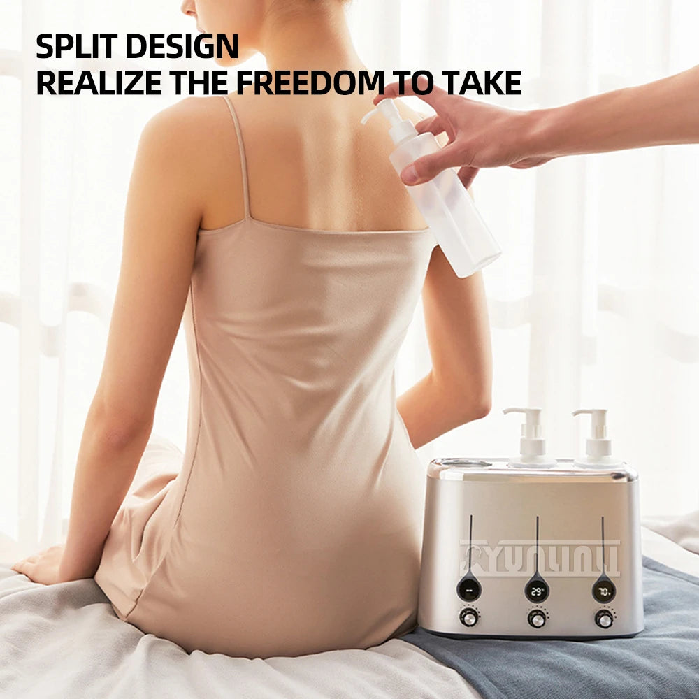 Oil Bottle Warmer Heater Led Screen Spa Equipment