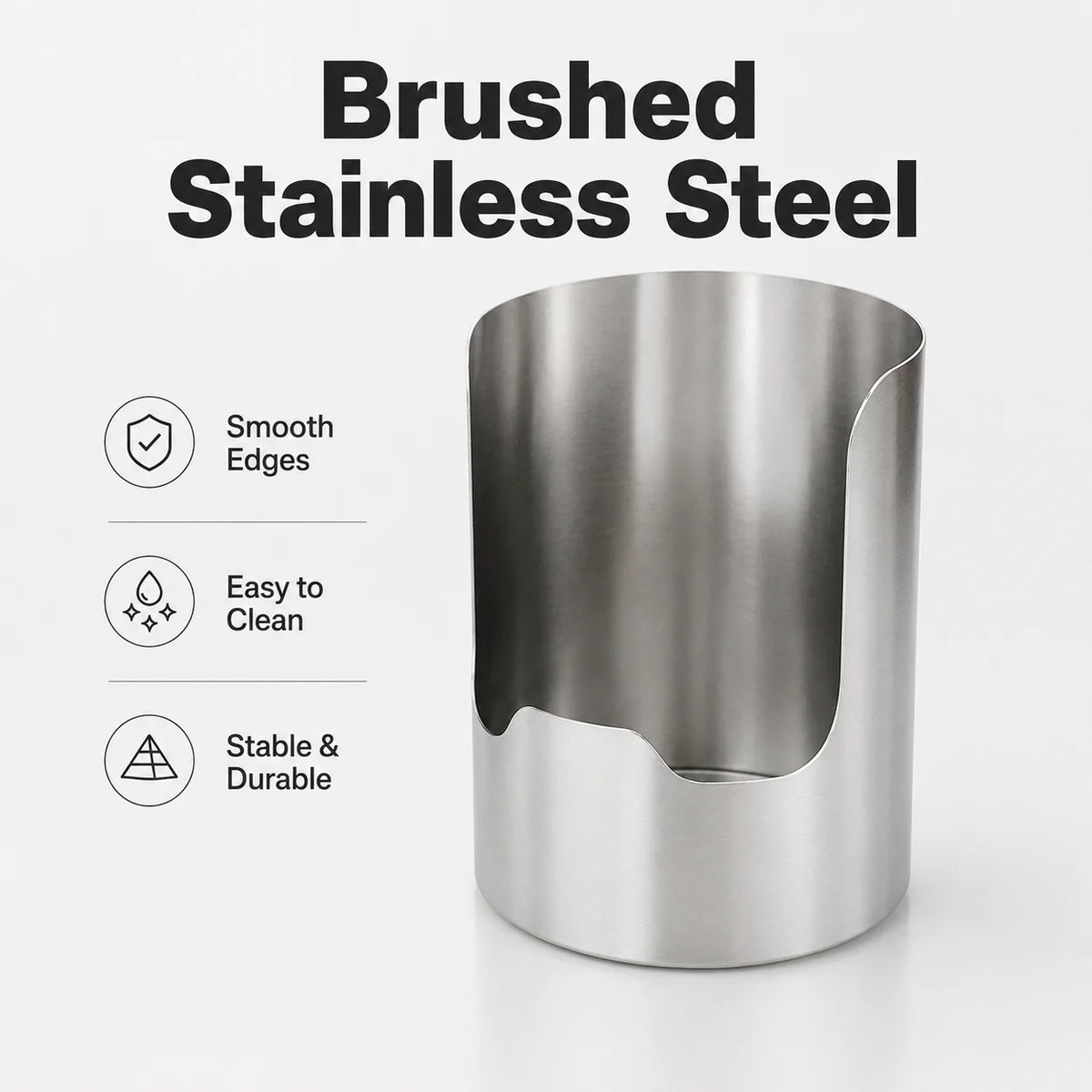 Stainless Steel Lid Utensil Holder Multipurpose Organizer Spoons