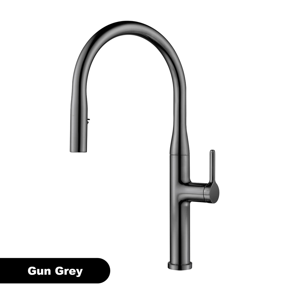 Luxury Brushed Gold Brass Pull Out Faucet Ceramic