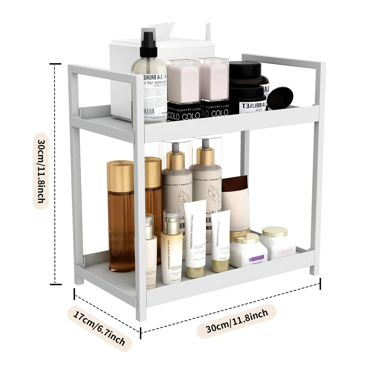 Tier Under Sink Organizer Sliding Cabinet Basket Organizer