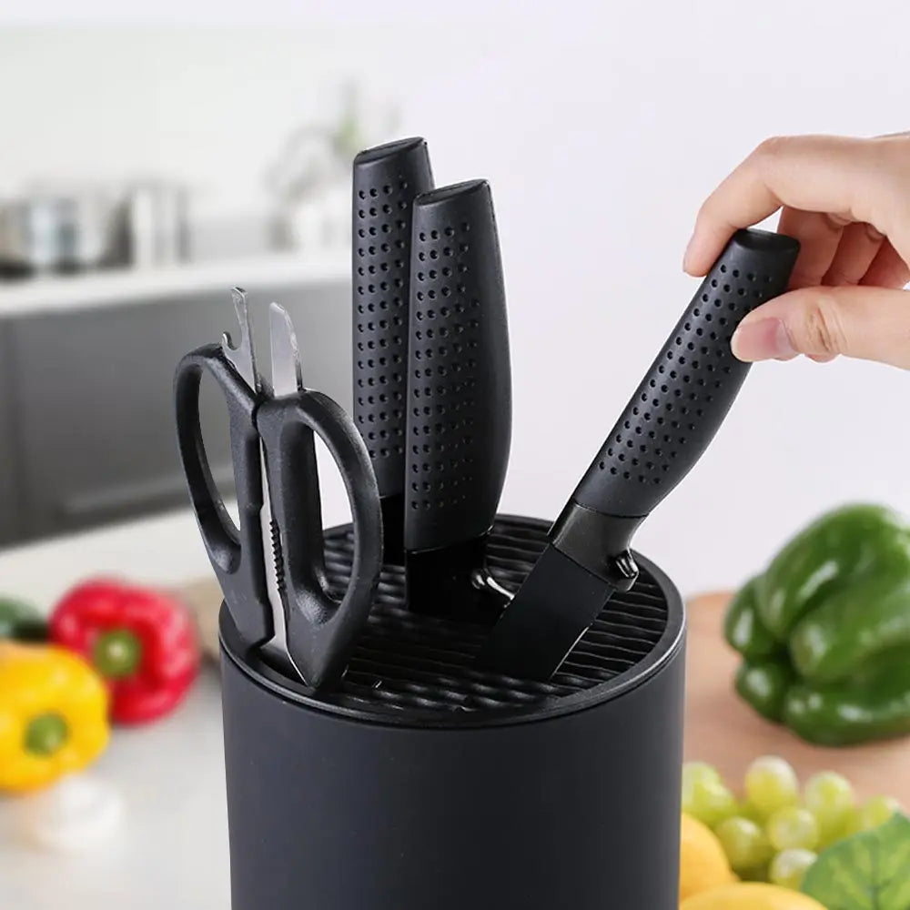 Knife Holder Multi-Function Utensil Stand Knife Block Pp