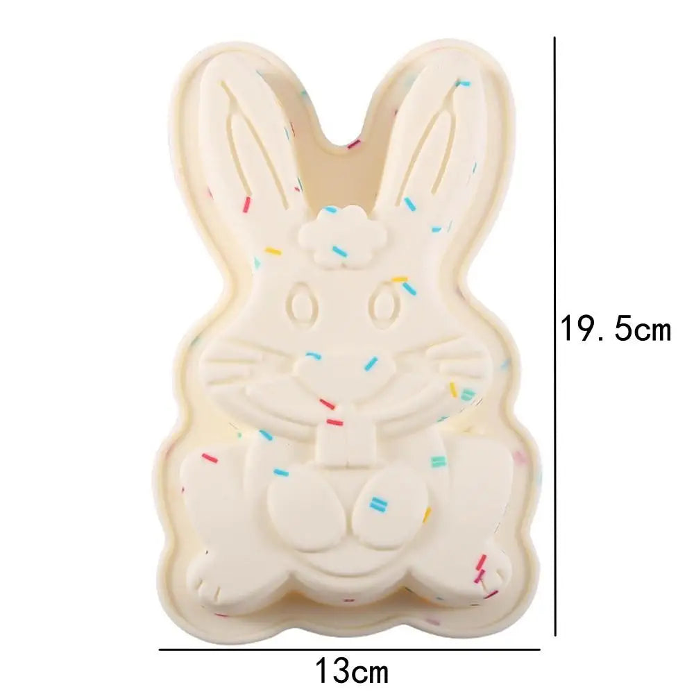 3d Easter Surprise Egg Chocolate Mold Silicone Rabbit