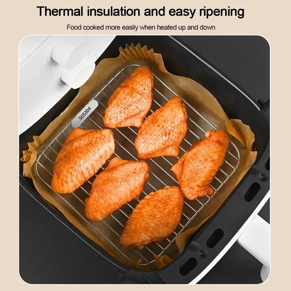 Round Square Cooking Rack 304 Stainless Steel Thicken