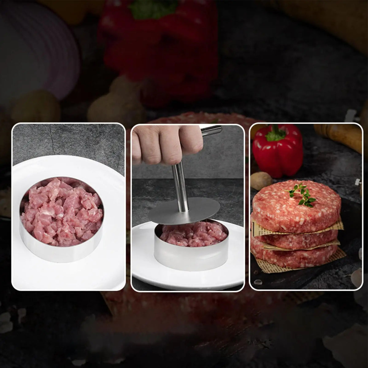 Hamburger Press Food Press Smasher Hamburger Patty Maker
