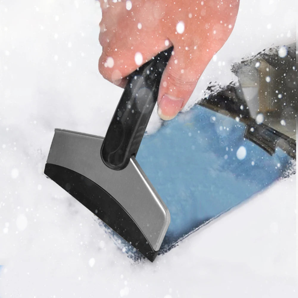 Stainless Steel Ice Scraper Snow Brush Windshield Ice