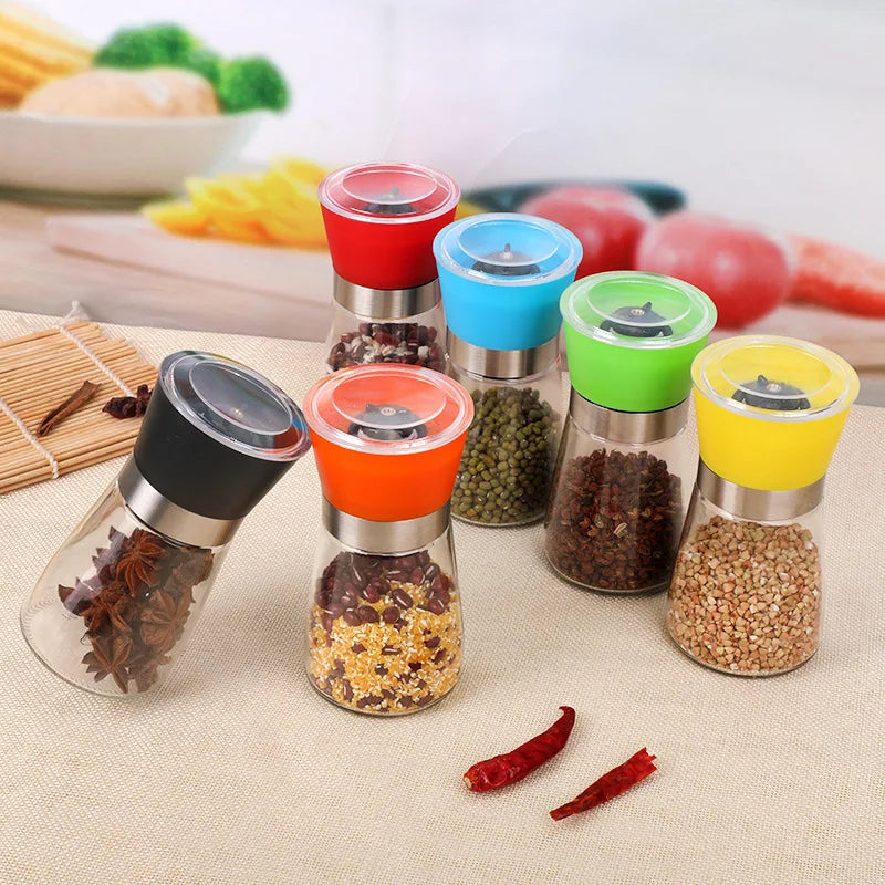 Salt Pepper Mill Grinder Seasoning Bottle Spice Grinding