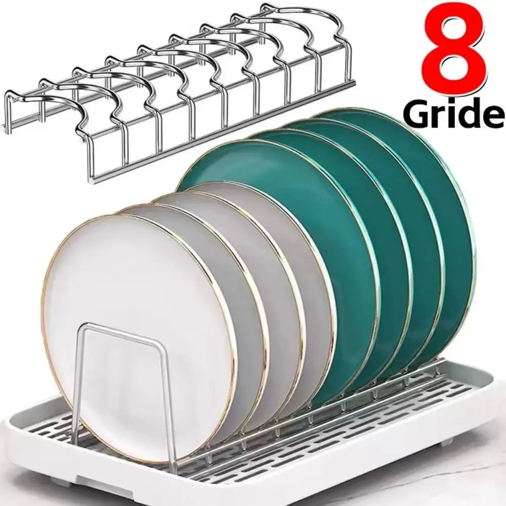 Multipurpose Dish Drying Rack Stainless Steel Rust-Proof Bowl