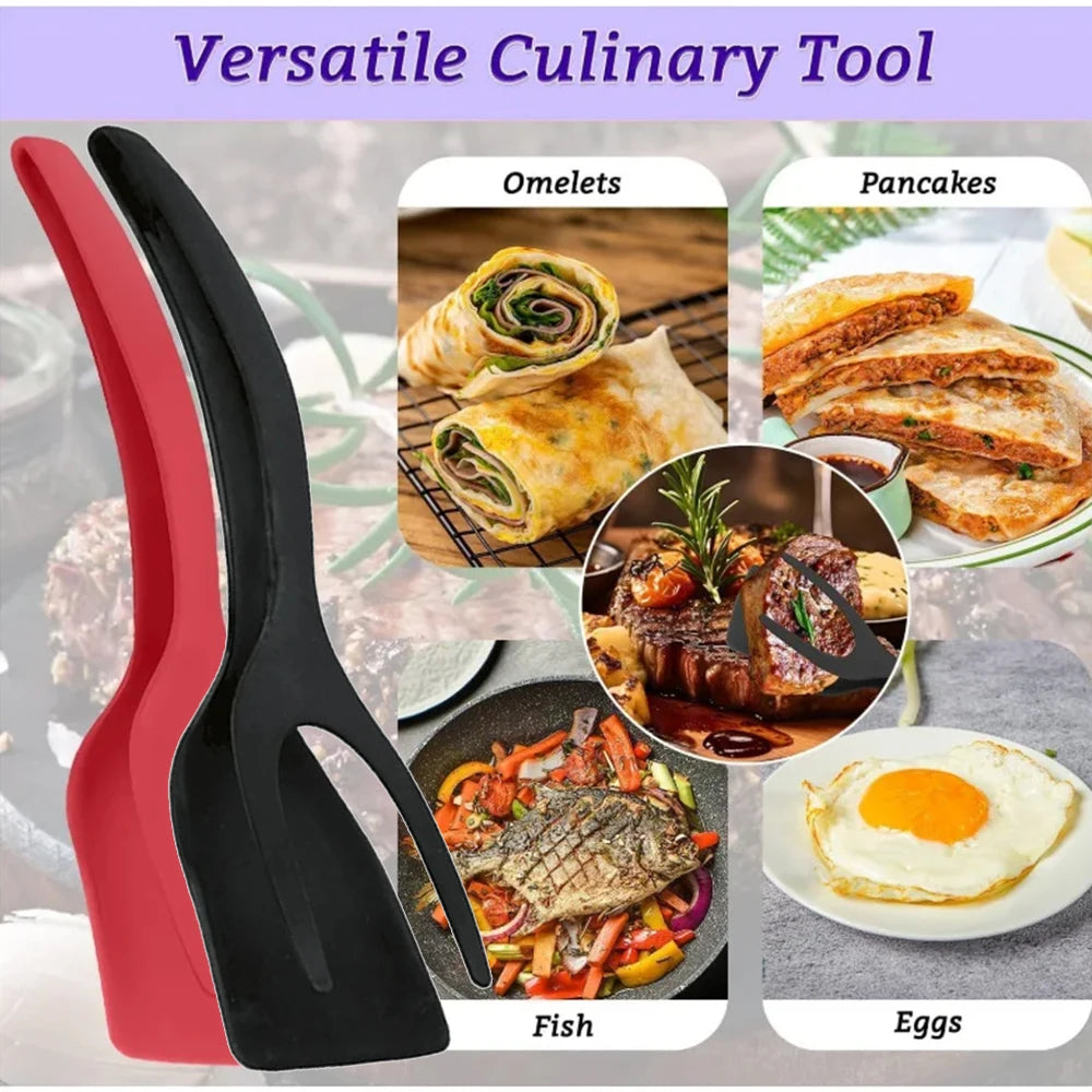 In Spatula Tongs Egg Steak Toast Ham Fried