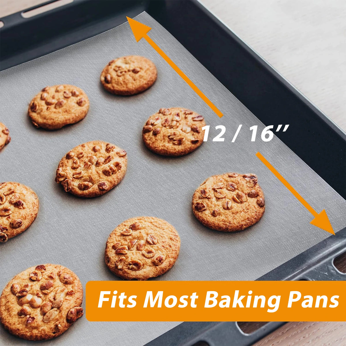 Silicone Baking Mat Roll Large Reusable Heat Resistant