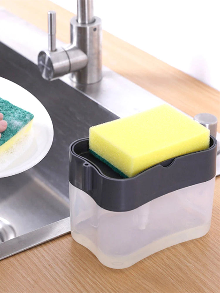 Washing Detergent Press Cleaning Pot Brush Style Automatic
