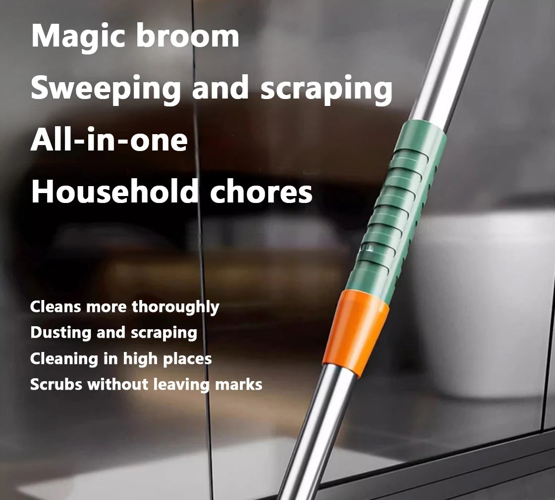 Silicone Scraper Broom Magic Wiper Floor Toilet Bathroom