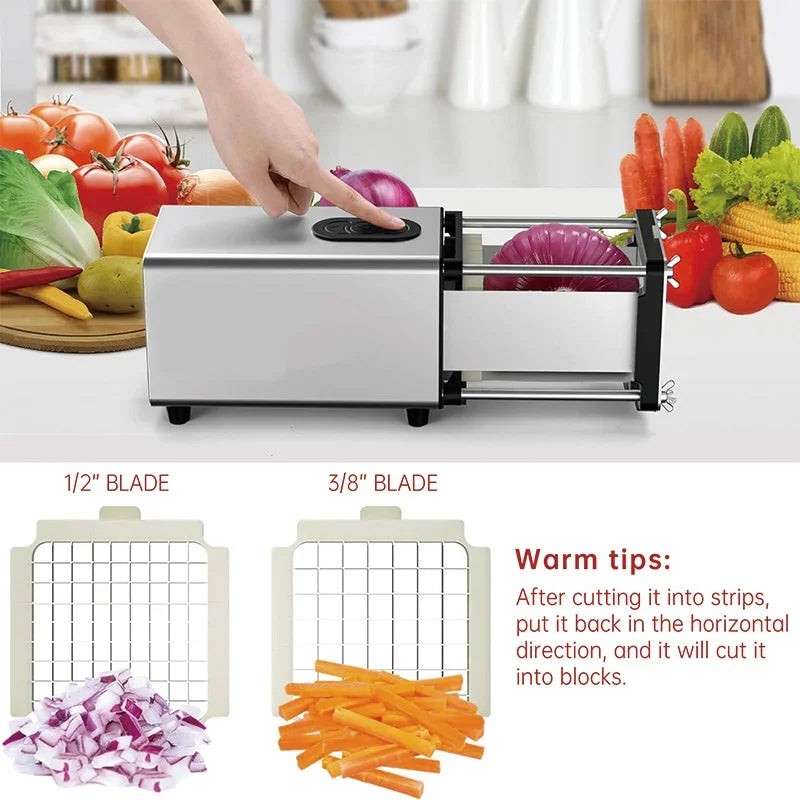 Commercial Vegetable Chopper Electric French Fry Maker Slicing