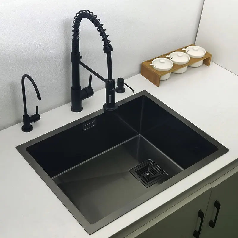 Nano Black Sink Above Counter Or Undermount Sinks