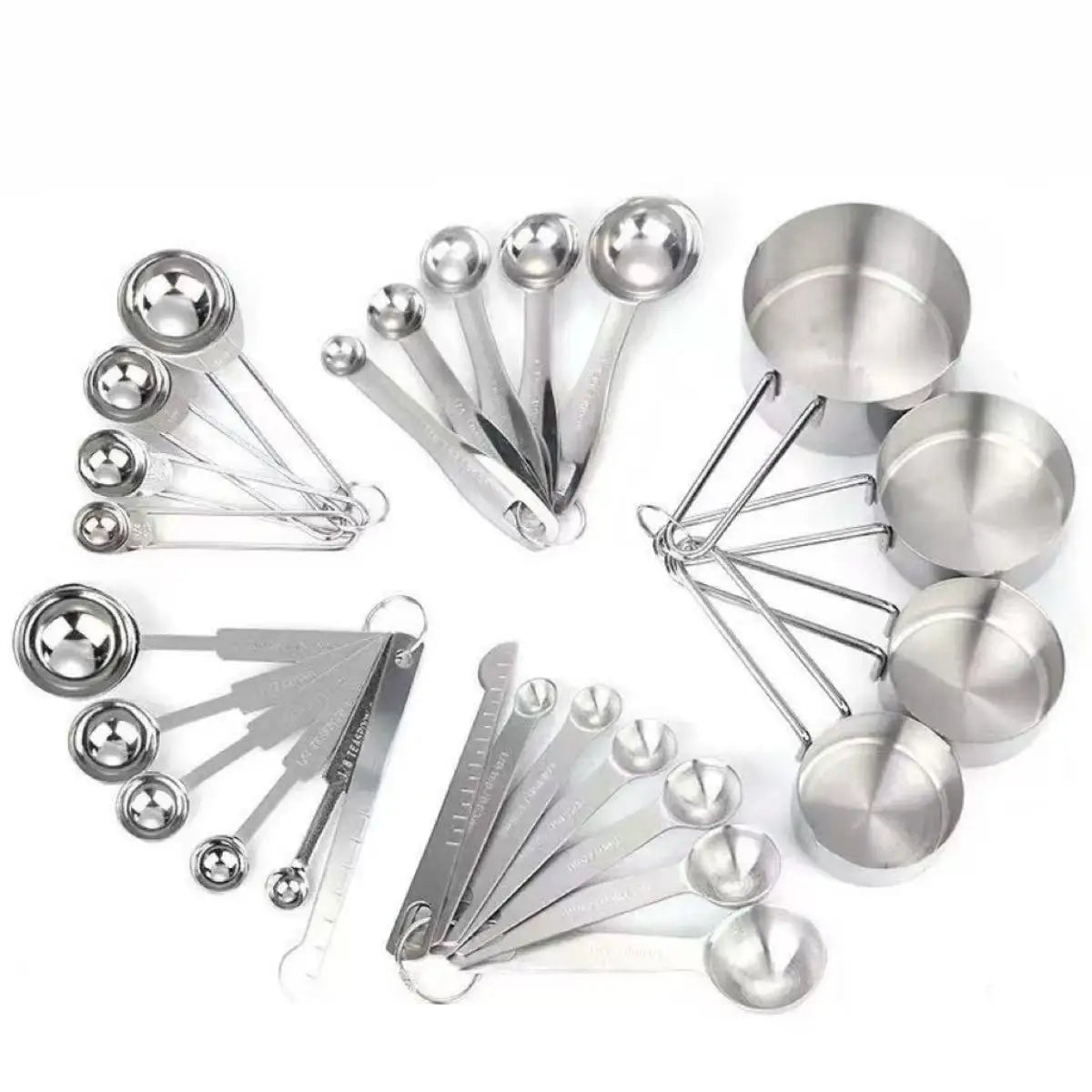 Stainless Steel Measuring Spoon 4/6/7/8 Scale Measuring Ruler
