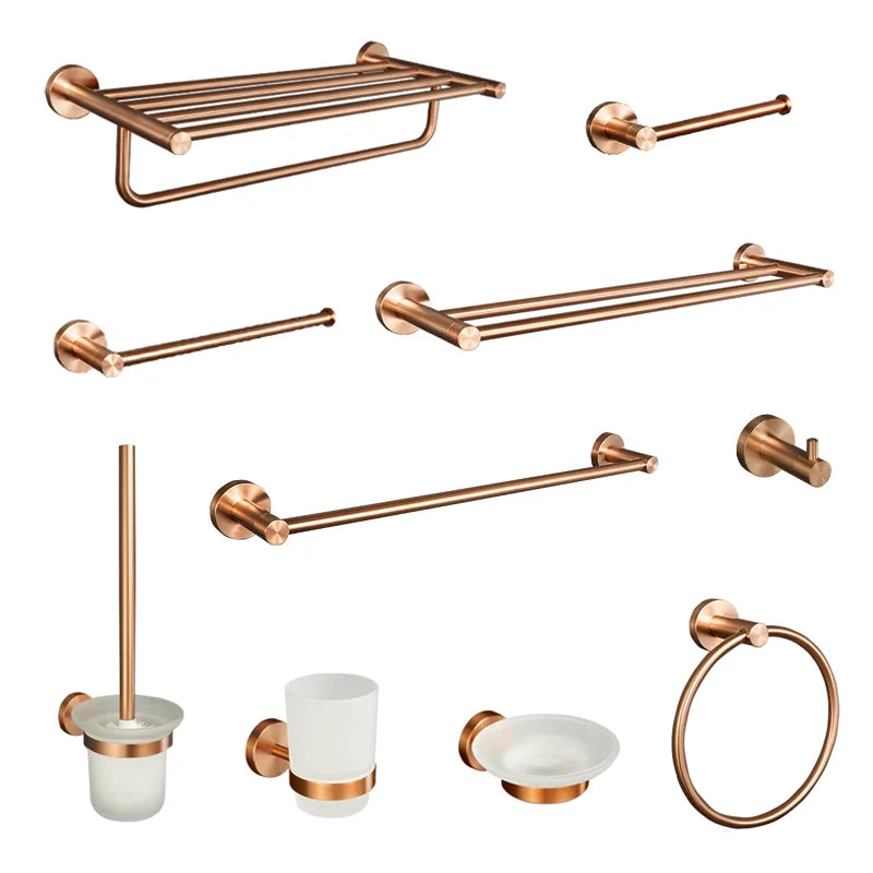 Brushed Rose Gold 304 Stainless Steel Bathroom Pendant