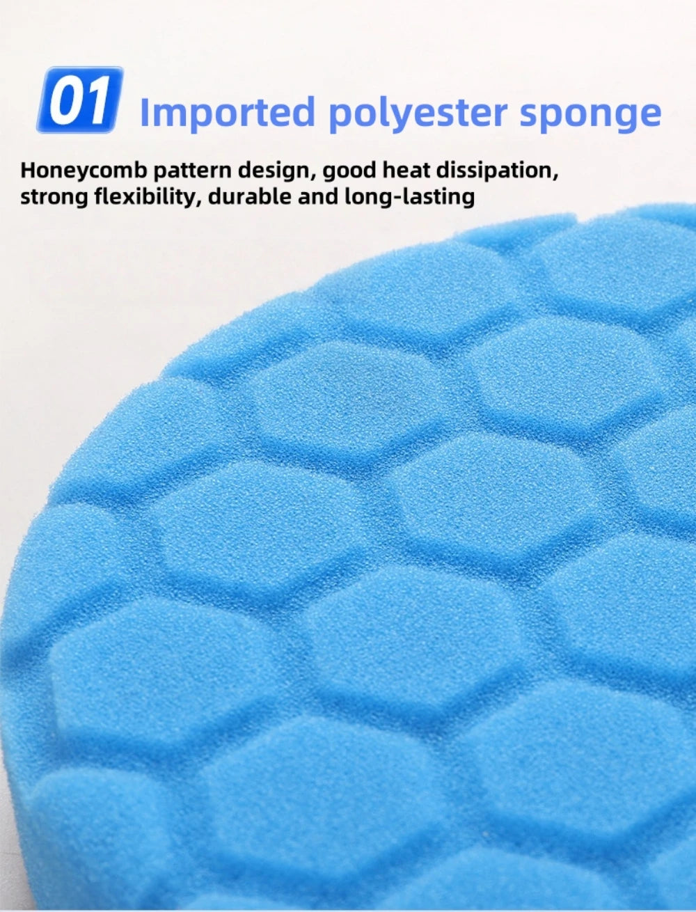 6/7 Inch Sponge Car Polisher Waxing Pads Buffing