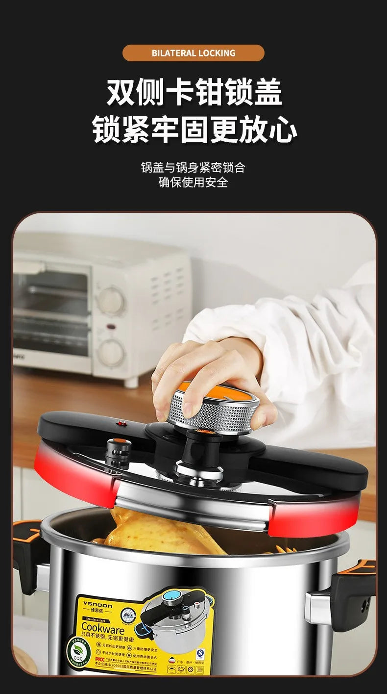 Stainless Steel Pressure Cooker Use - Small Size