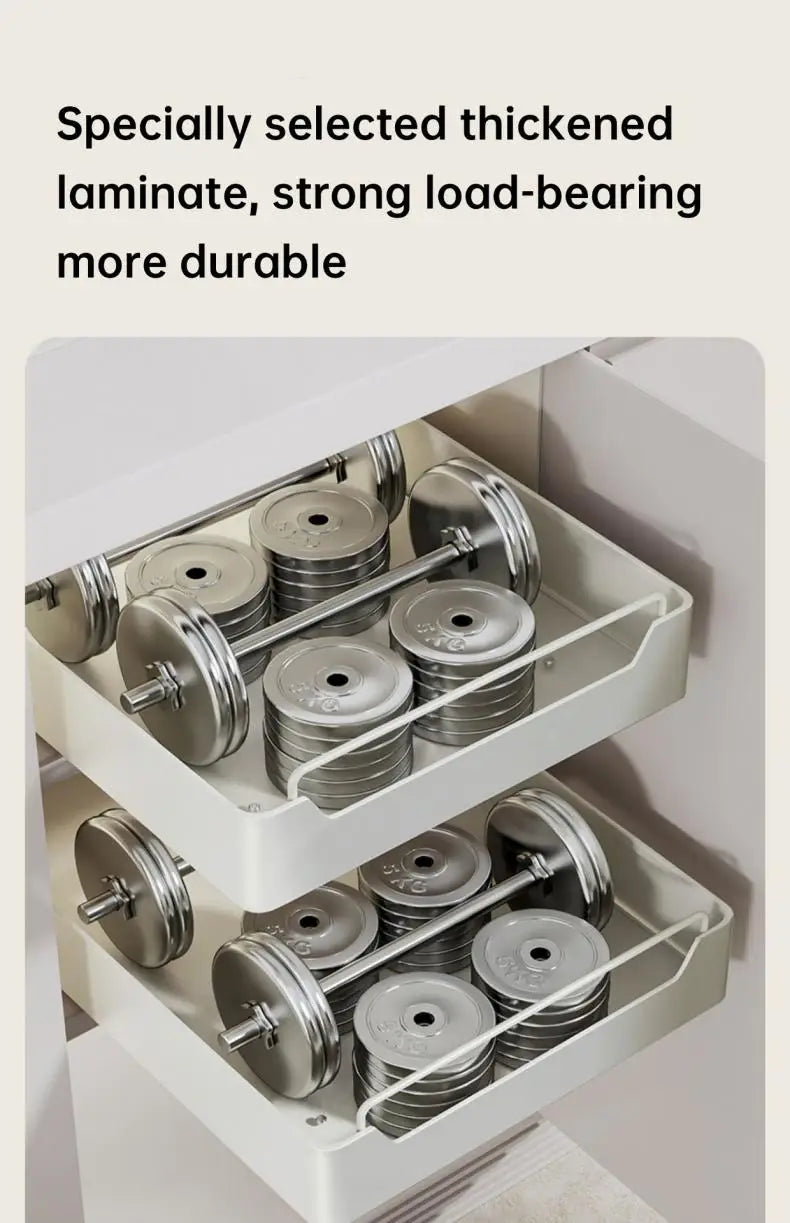 Pull Out Organizer Slide Rails Drawer Type Storage