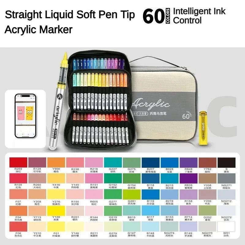 Grasp 168/1 Colors Acrylic Marker Pens Waterproof Pen
