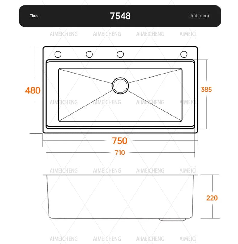 Original Finish Dishwasher-Compatible Sus304 Stainless Steel