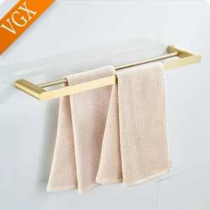 Vgx Gold Bathroom Towel Holder Stainless Steel Towel