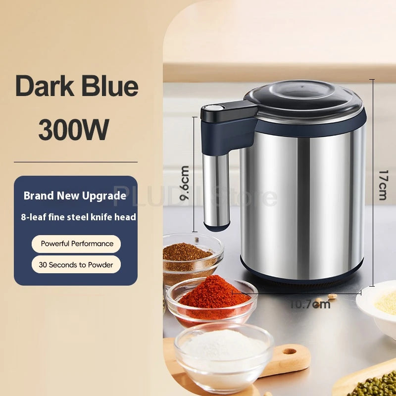 220v Electric Grinder 600w Stainless Steel Grinder Grains