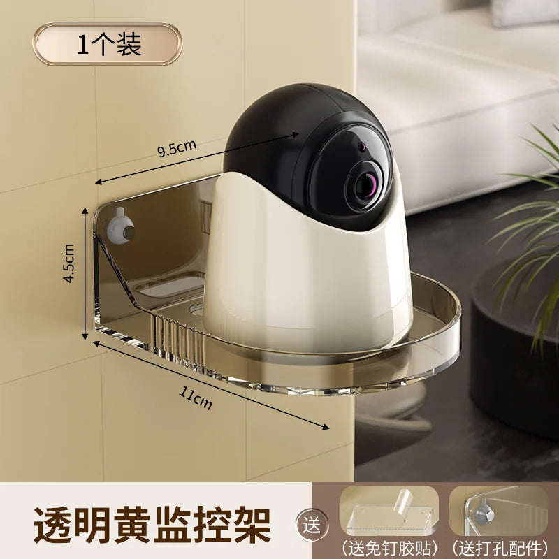 Small Self Adhesive Wall Shelf Rack No-Drill Storage