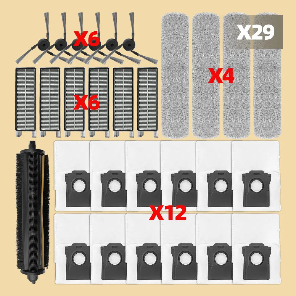 Compatible Mova Z50 Ultra Robot Vacuum Parts Main