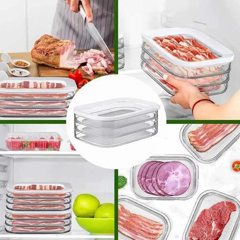 Meal Prep Containers Stackable Food Storage Boxes Lid